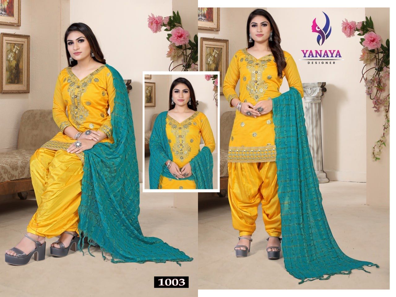 Aaina VOl 1 Model Chanderi Non Catalog Dress Material